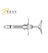 Striekačka s manuálnou aspiráciou Brass Series T-rukoväť 1.8ml.