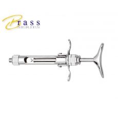 Striekačka s manuálnou aspiráciou Brass Series T-rukoväť 1.8ml.