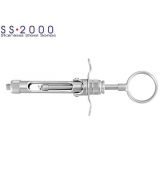 Striekačka s manuálnou aspiráciou SS-2000 kruhová rukoväť 1.8ml.