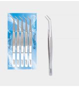 Pinzeta zubná Deluxe z nerez ocele 18-8 College 150mm (5 ks)