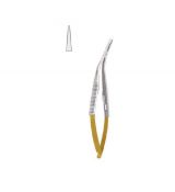 Mikroihelec Castroviejo 140mm tvrdokovová vložka hladká