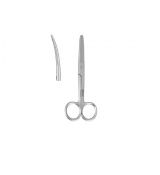 Nožnice Standard tupo,tupé ostrie 115mm zahnuté