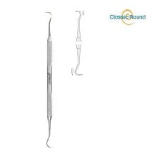 Kosáčik na zubný kameň Classic-Round obojstranný Jacquette fig. 33/H5