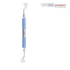 Kosáčik na zubný kameň obojstranný Soft-Line Taylor fig. 2/3
