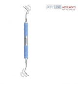 Kosáčik na zubný kameň obojstranný Soft-Line Crane-Kaplan fig. 6