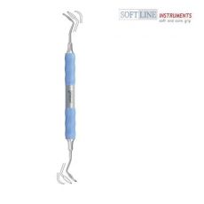 Kosáčik na zubný kameň obojstranný Soft-Line Crane-Kaplan fig. 6