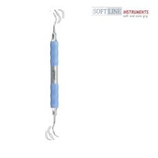 Kosáčik na zubný kameň obojstranný Soft-Line fig. CI 2/3
