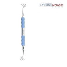 Kosáčik na zubný kameň obojstranný Soft-Line fig. 204S