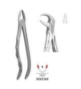 Kliešte extrakčné s anatomickou rukoväťou dolné molárové fig. 86C