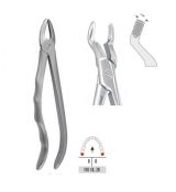Kliešte extrakčné s anatomickou rukoväťou horné tretie molárové fig. 67