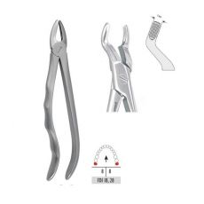 Kliešte extrakčné s anatomickou rukoväťou horné tretie molárové fig. 67