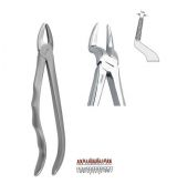 Kliešte extrakčné s anatomickou rukoväťou horné koreňové úzke fig. 51A