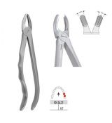 Kliešte extrakčné s anatomickou rukoväťou horné molárové ľavé fig. 18