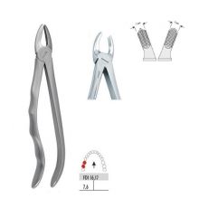 Kliešte extrakčné s anatomickou rukoväťou horné molárové pravé fig. 17