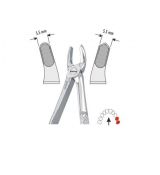Kliešte extrakčné detské horné molárové ľavé fig. 39L
