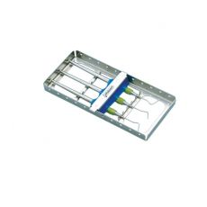 Kazeta nerezová na 5. nástrojov MINI 180x85x19mm