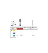 Diamantový brúsik vajíčko 1,8mm, zrnitosť hurbá (6 ks)