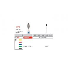 Diamantový brúsik vajíčko 1,8mm, zrnitosť hurbá (6 ks)