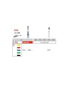 Diamantový brúsik hruška 1,4mm, zrnitosť stredná (6 ks)