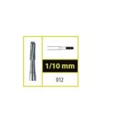 Tvrdokovový vrtáčik fisúra zaoblená, krížový rez 1,2mm (10 ks v balení)
