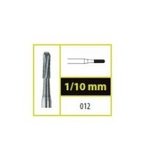 Tvrdokovový vrtáčik fisúra zaoblená, krížový rez 1,2mm (10 ks v balení)