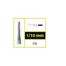 Tvrdokovový vrtáčik fisúra zaoblená 1,0mm (10 ks v balení)