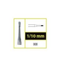Tvrdokovový vrtáčik hruška 1,0mm (10 ks v balení)