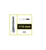 Tvrdokovový vrtáčik fisúra plochá 1,0mm (10 ks v balení)